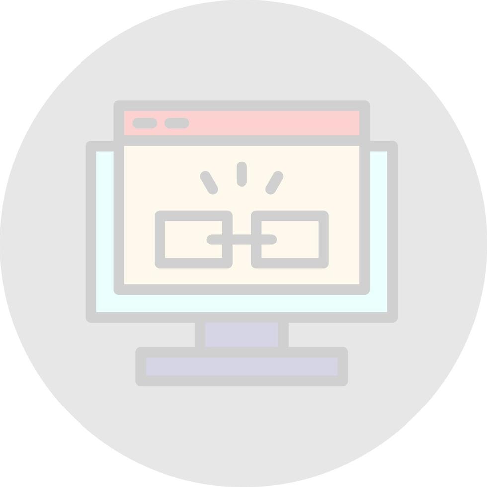 Hyperlink Vector Icon Design