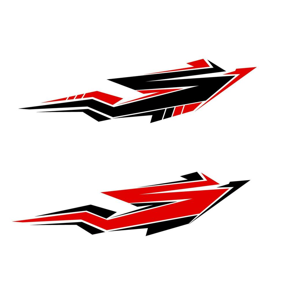 racing car wrapping decal vector design. car decals