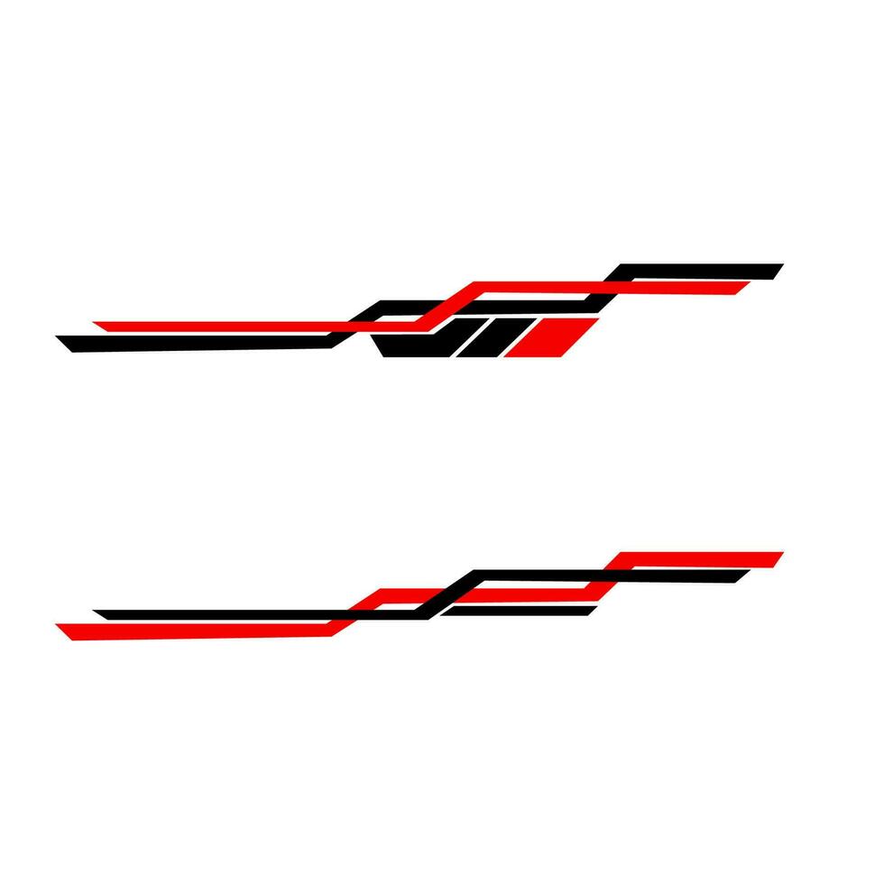 car wrapping sticker vector. modern car stickers vector