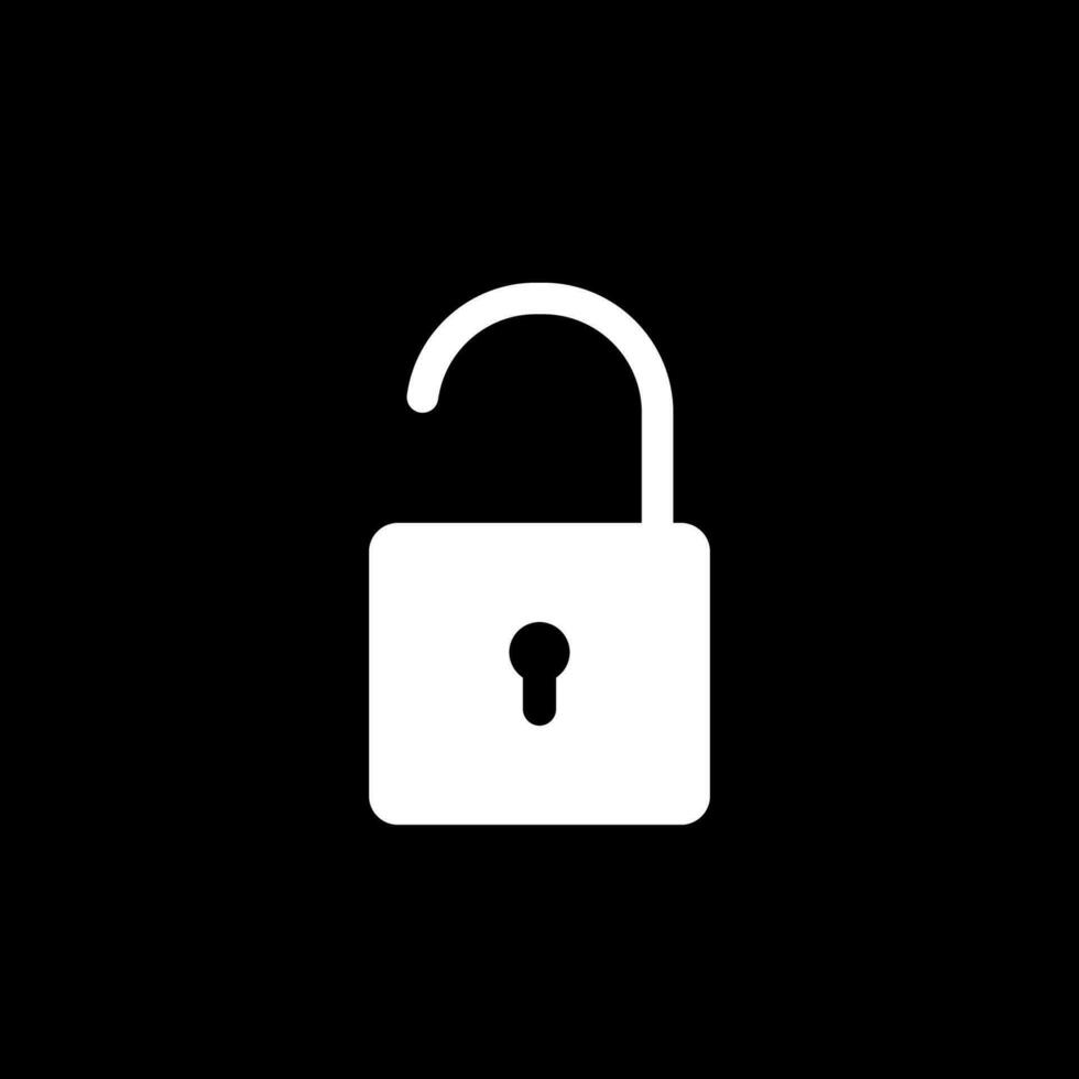 padlock icon design vector