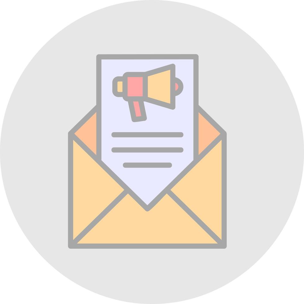 Email Marketing Vector Icon Design
