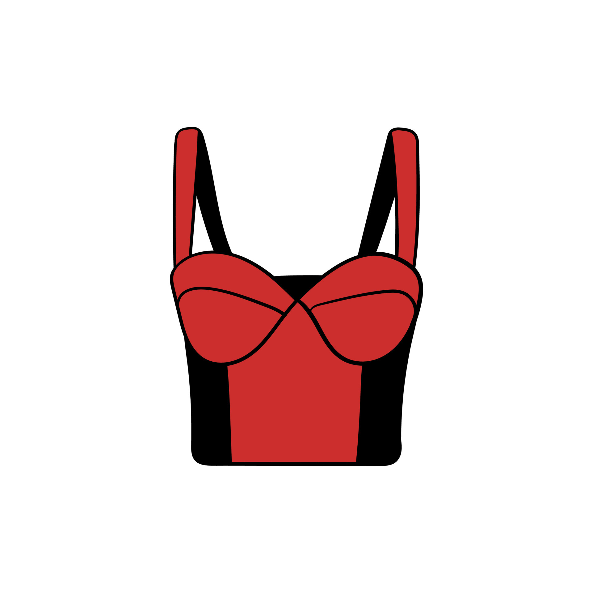 Woman corset sexy lingerie creative design 20773907 Vector Art at