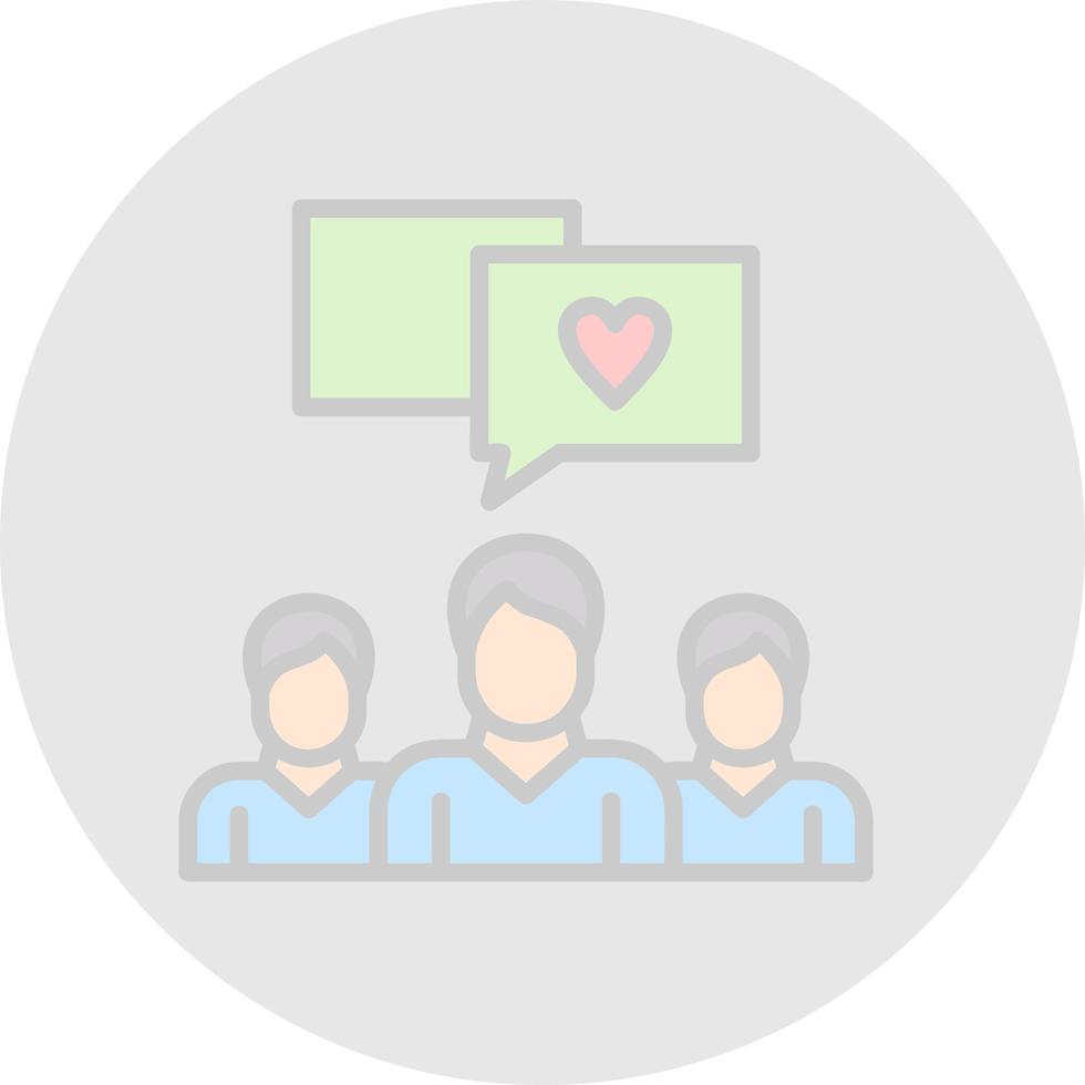 Brand Engagement Vector Icon Design