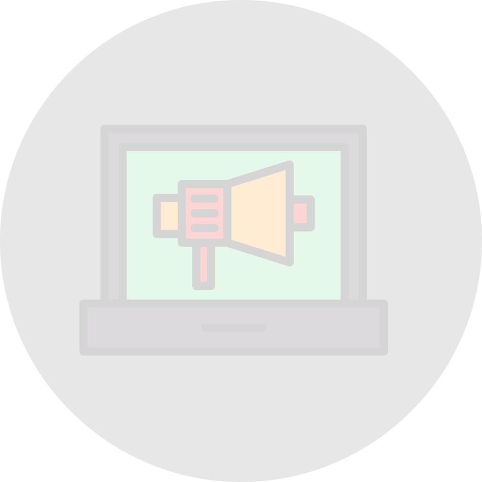 Online Pr Vector Icon Design