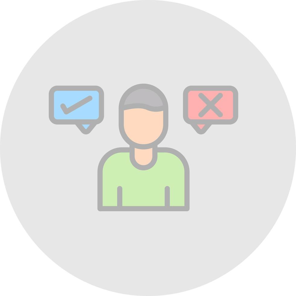 Decision Maker Vector Icon Design