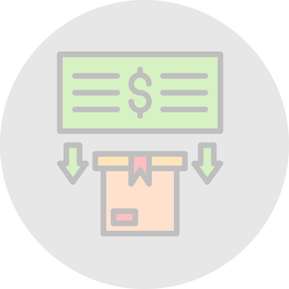 Pay Upon Delivery Vector Icon Design