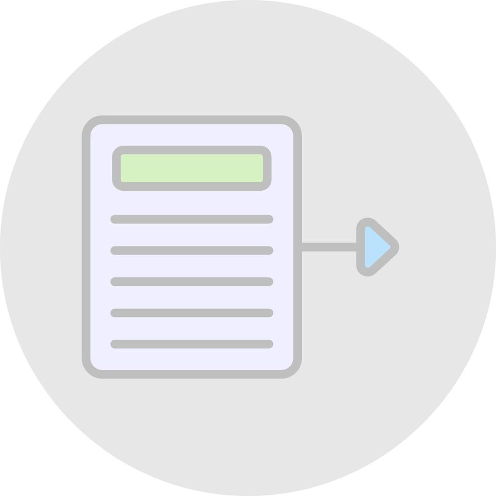 Headline Vector Icon Design