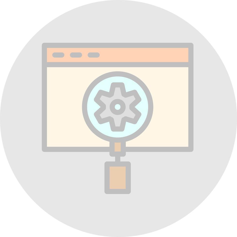 Search Engine Optimisation Vector Icon Design