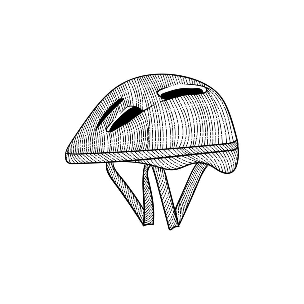 Sport helmet modern vintage art creative design vector