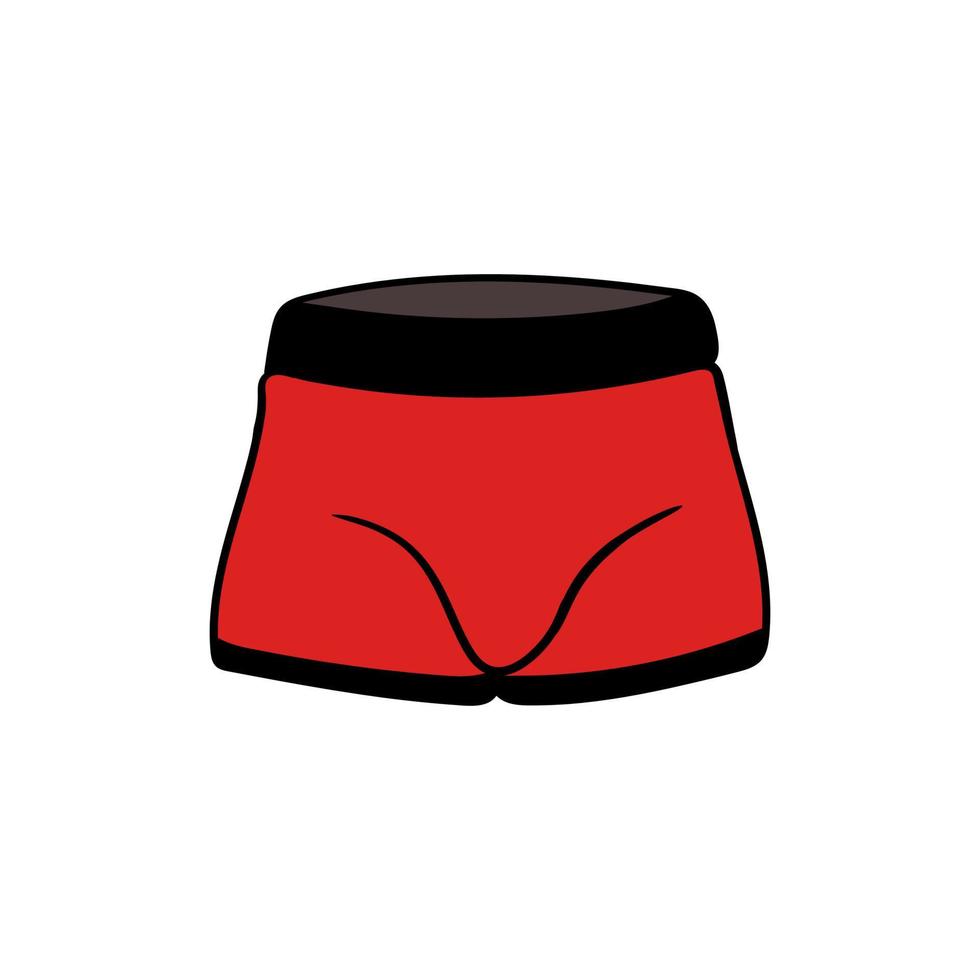 Underpants casual line illustration creative design vector