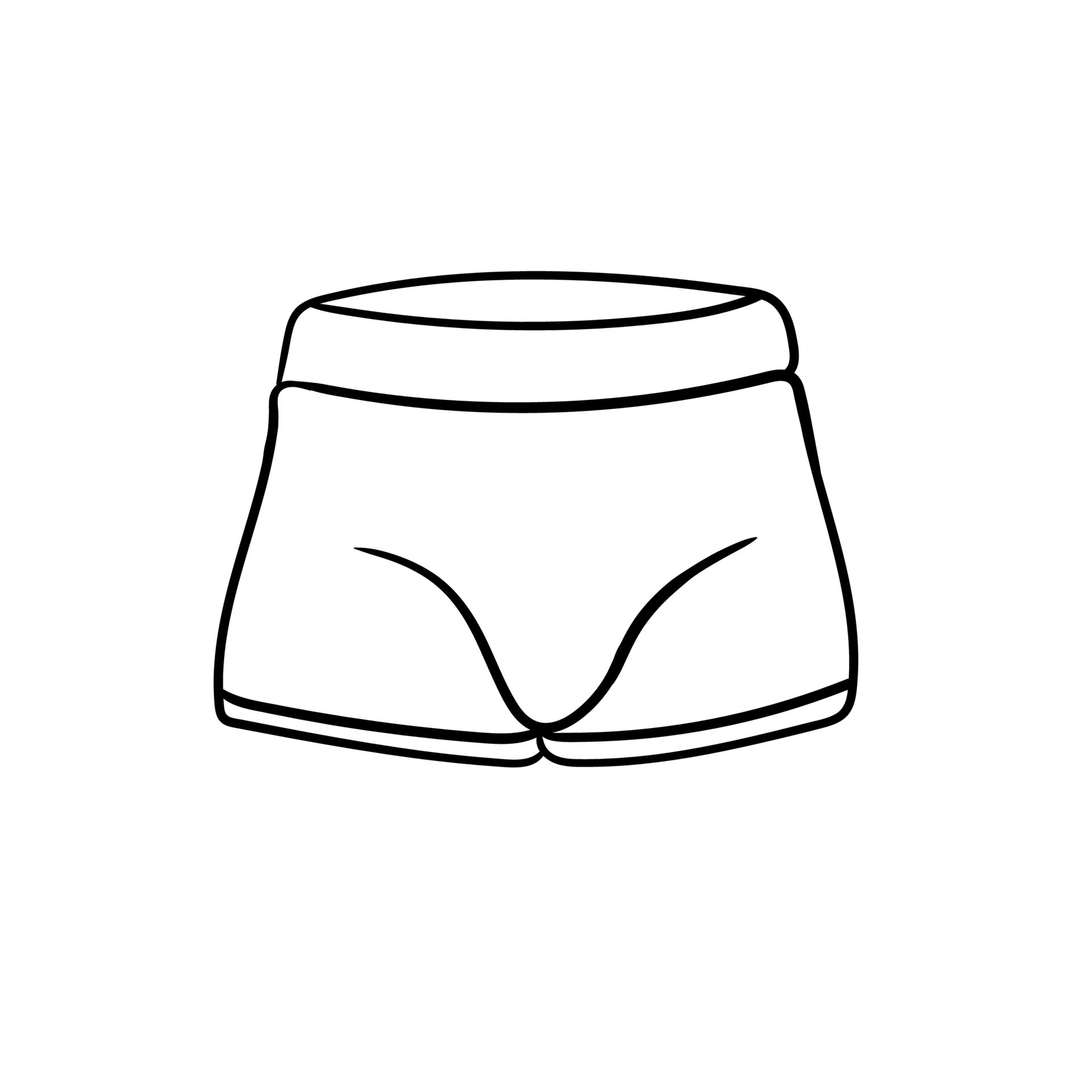 Underwear for man line modern design 20774286 Vector Art at Vecteezy