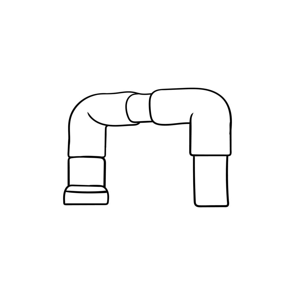 Roll pipe line simplicity illustration design vector