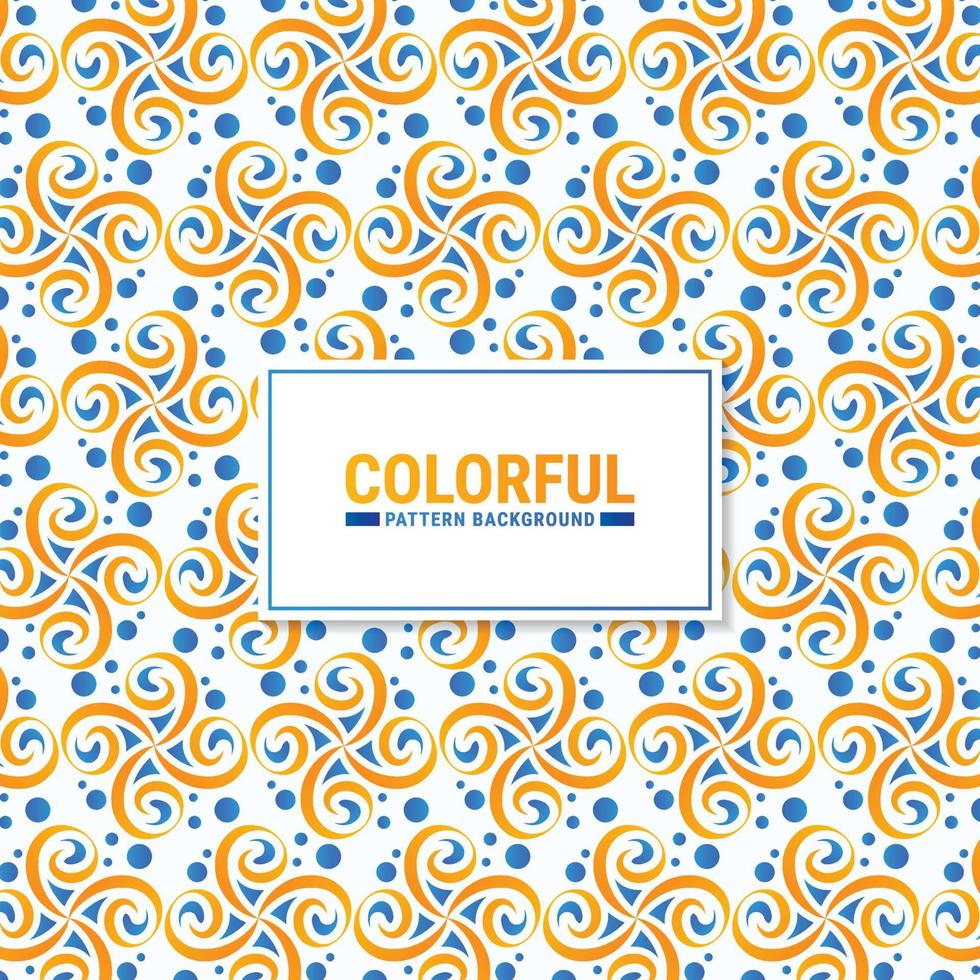 Colorful abstract geometric pattern design vector