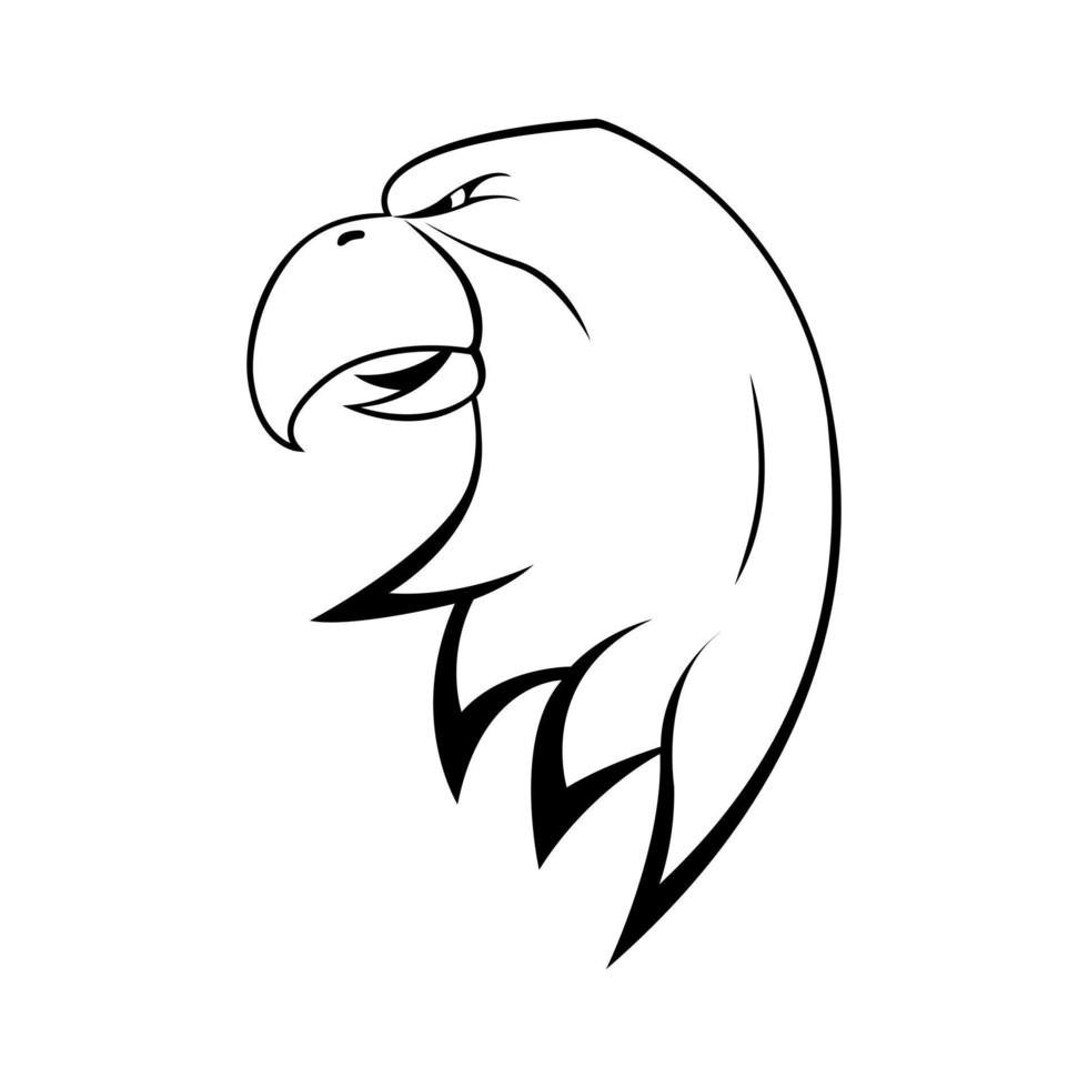 Eagle Head Symbol Illustration vector
