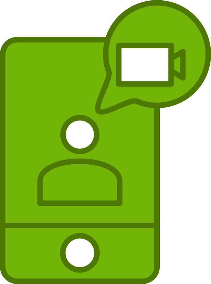 Video chat Vector Icon