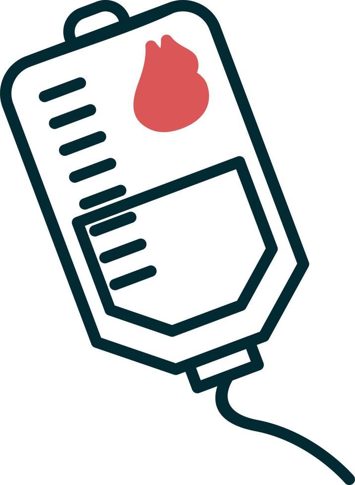 Blood bag Vector Icon