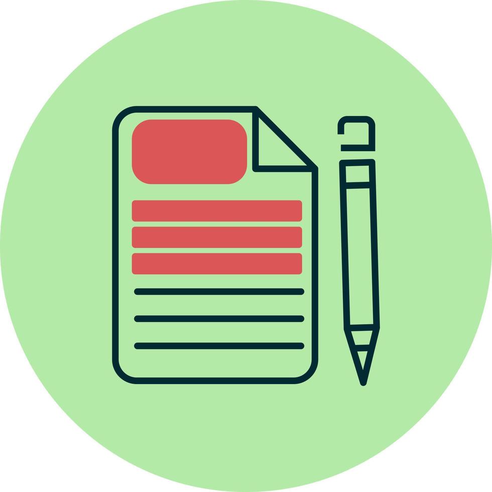Draft Vector Icon