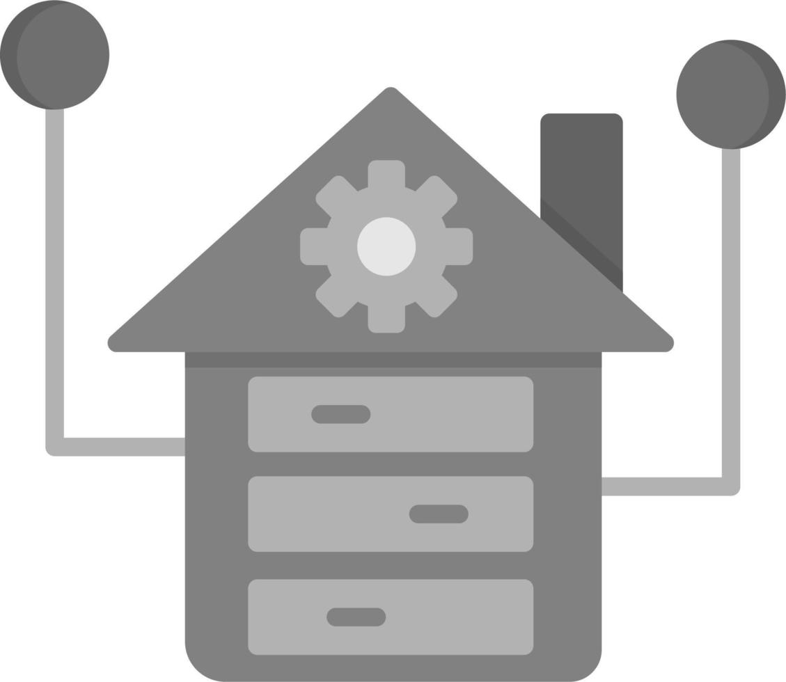 Data Warehouse Vector Icon