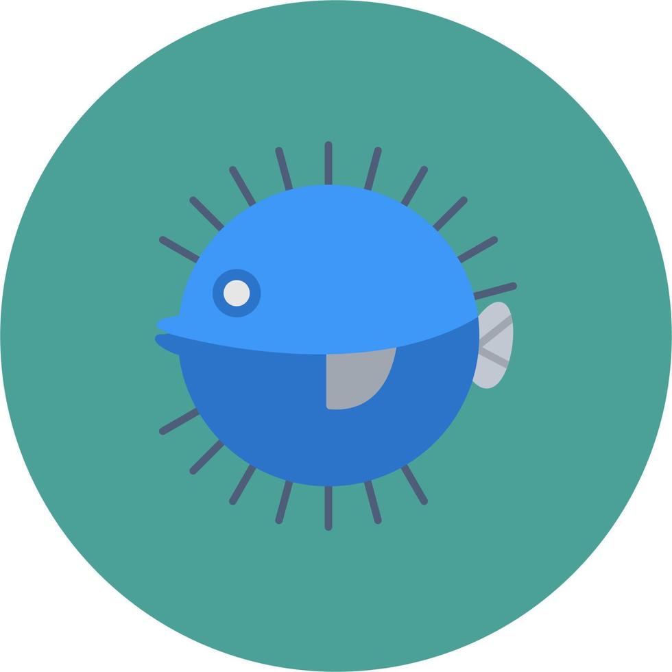 Puffer Fish Vector Icon