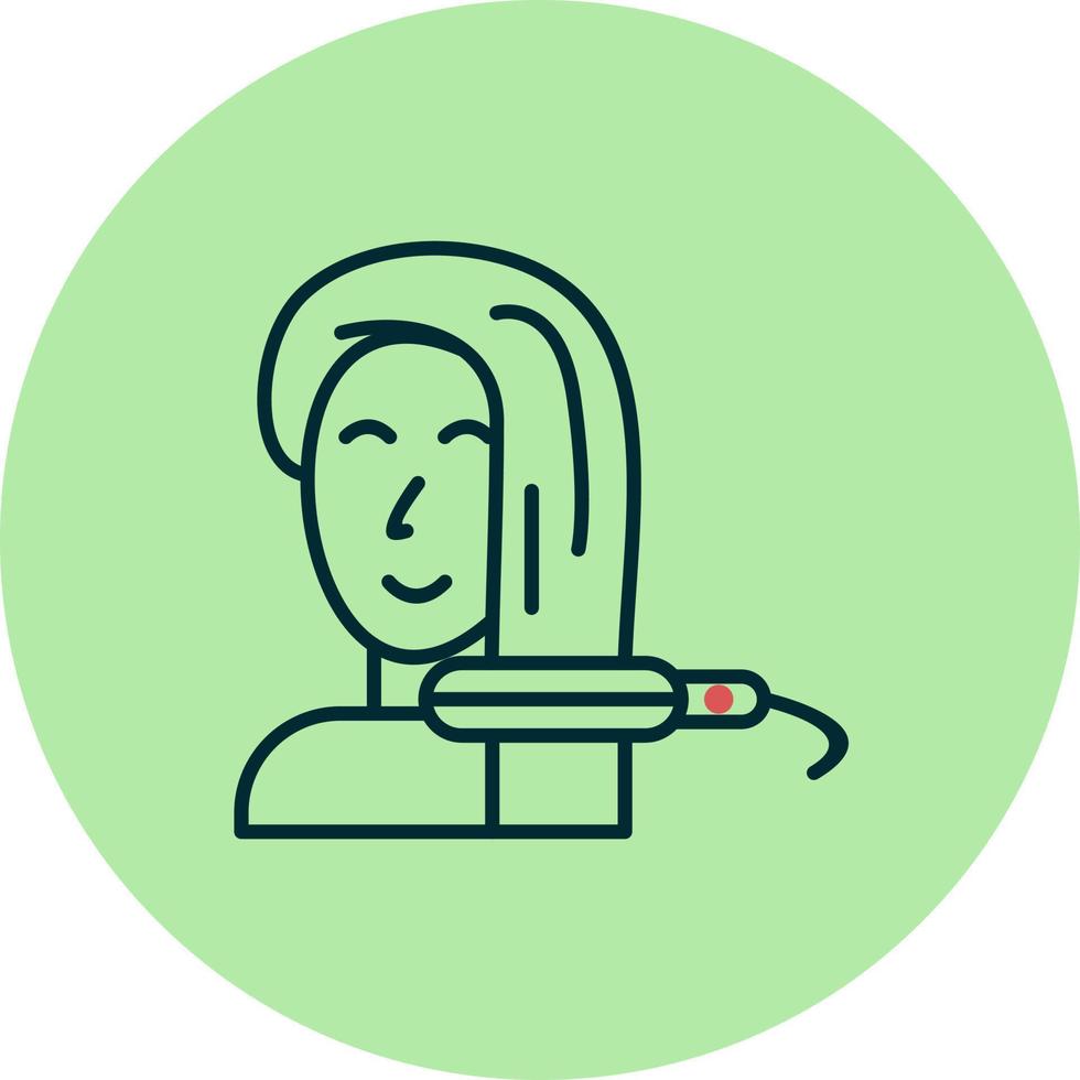 Hair strsightener Vector Icon