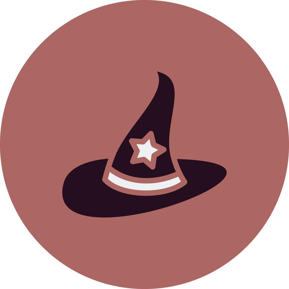 icono de vector de sombrero mágico