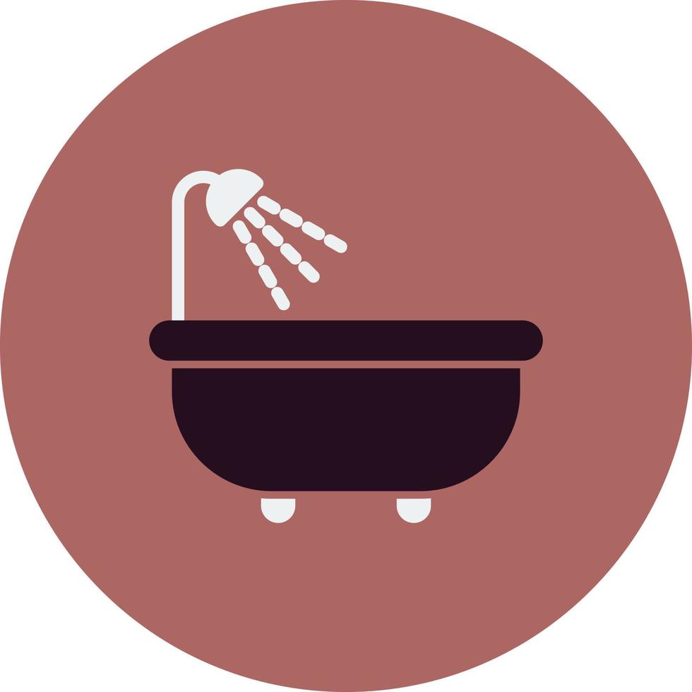 icono de vector de baño