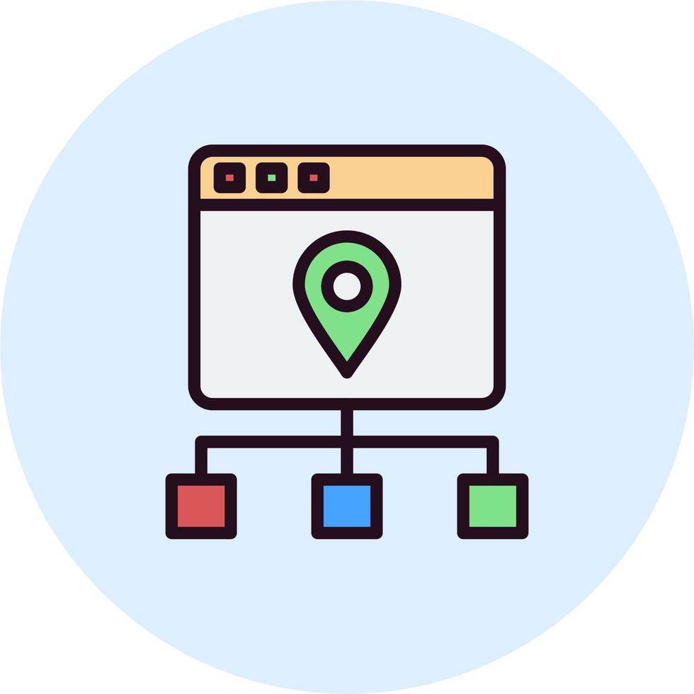 Sitemap Vector Icon