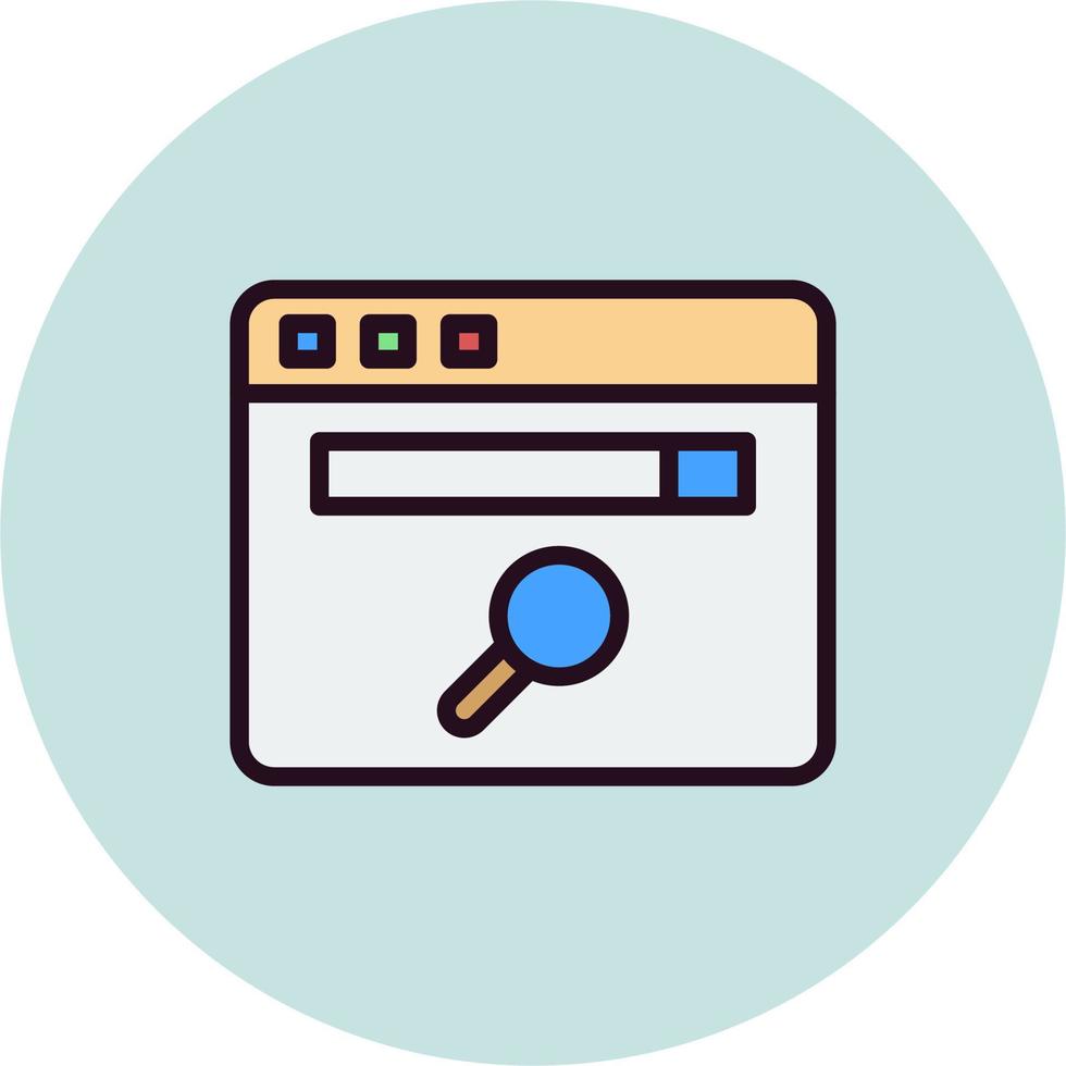 Search web page Vector Icon