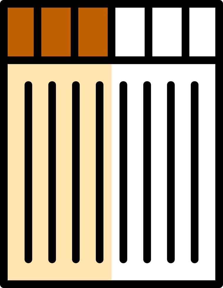 Toothpick Vector Icon Design