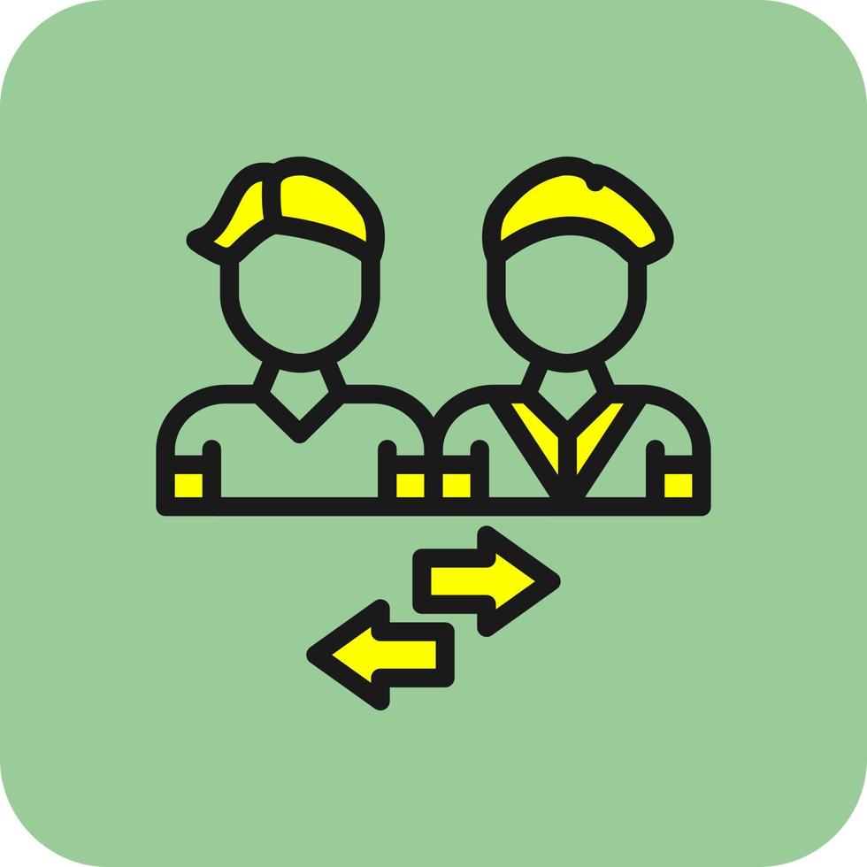 Exchange Vector Icon Design