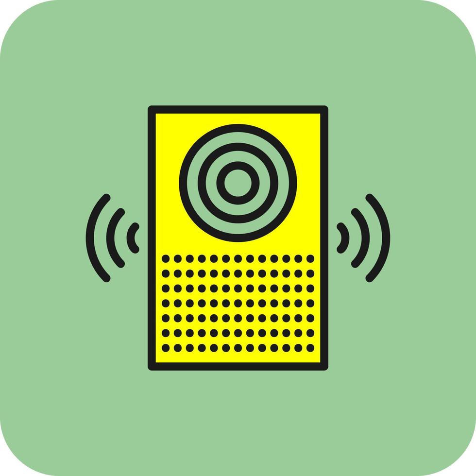 Smart Speaker Vector Icon Design