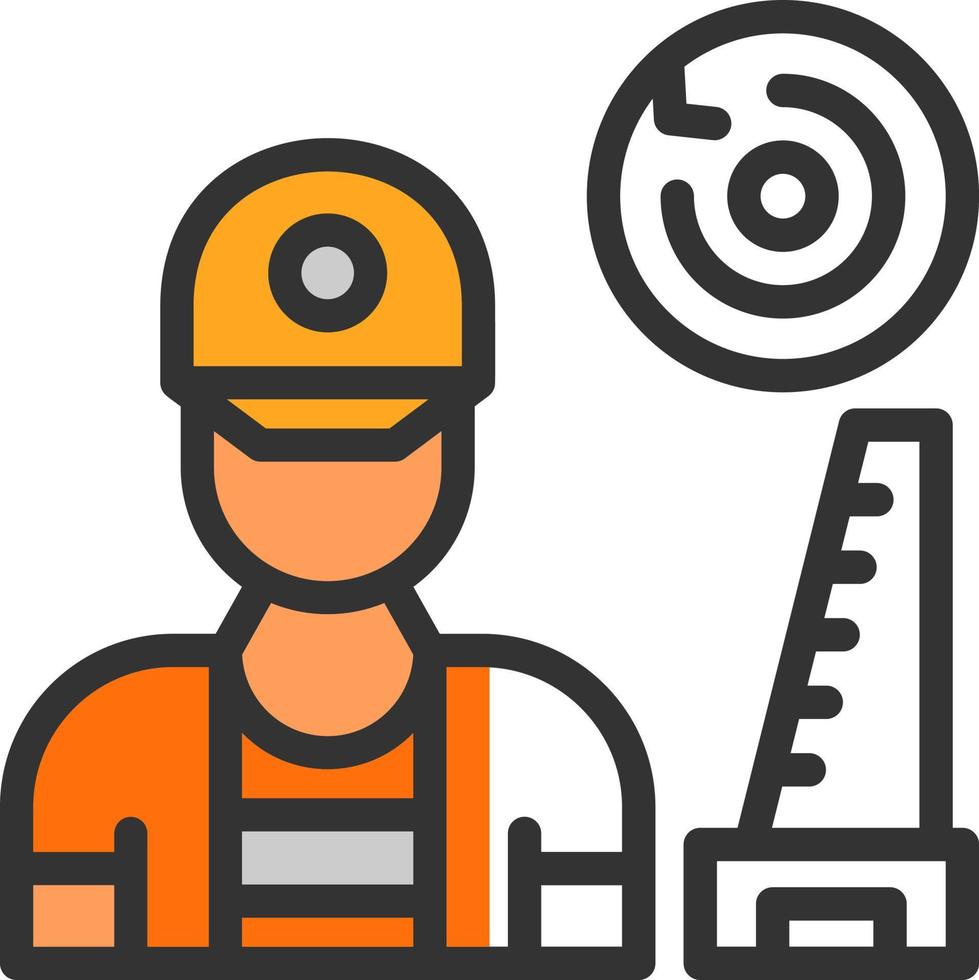 Carpenter Vector Icon Design