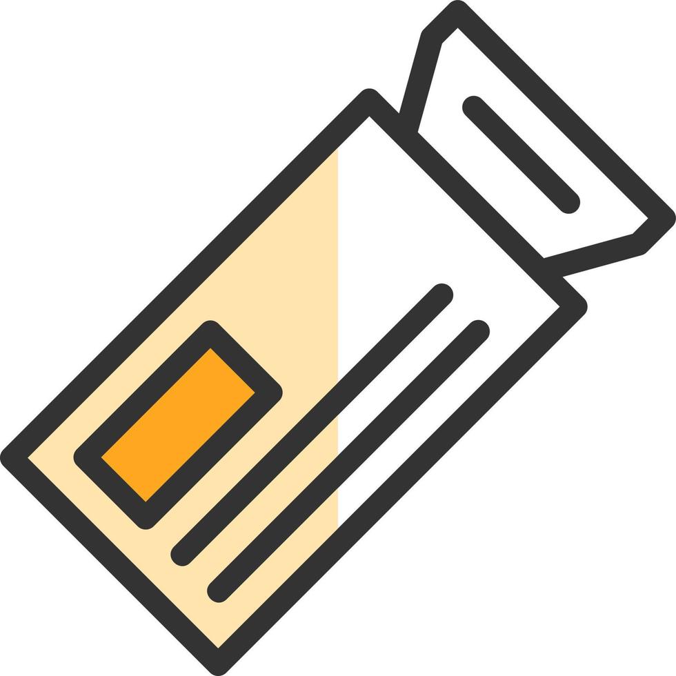 Ticket Vector Icon Design