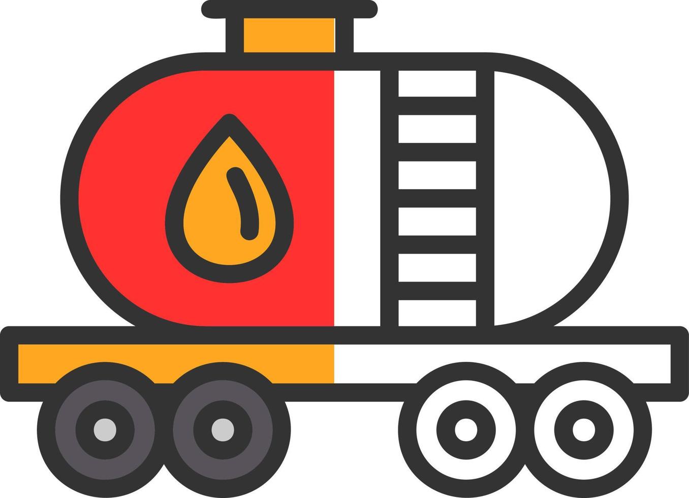 Fuel Tank Vector Icon Design