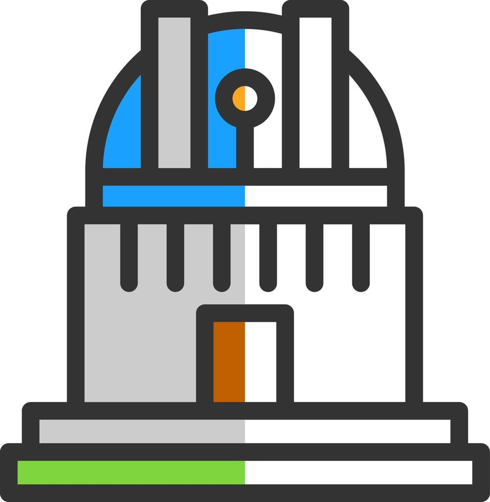 Observatory Vector Icon Design