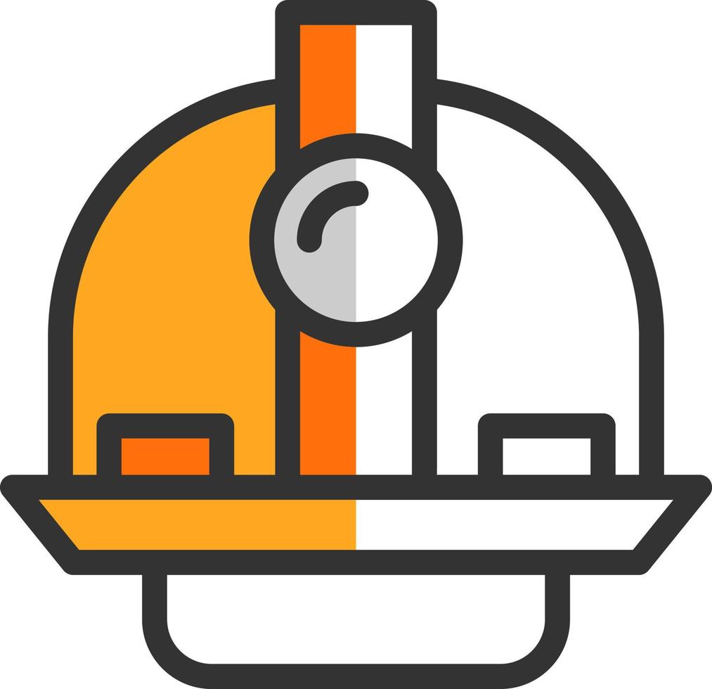 diseño de icono de vector de casco