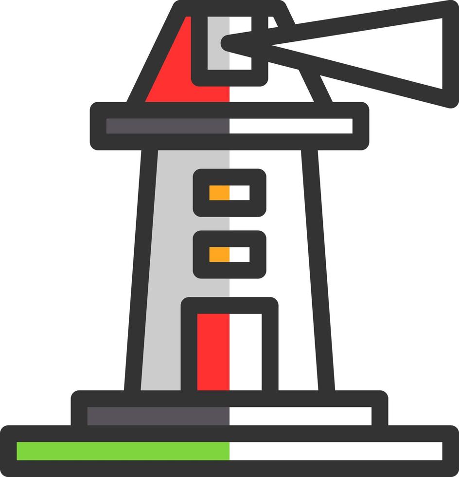 diseño de icono de vector de faro