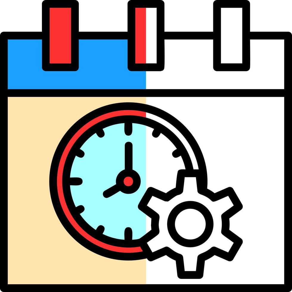 Time Management Vector Icon Design