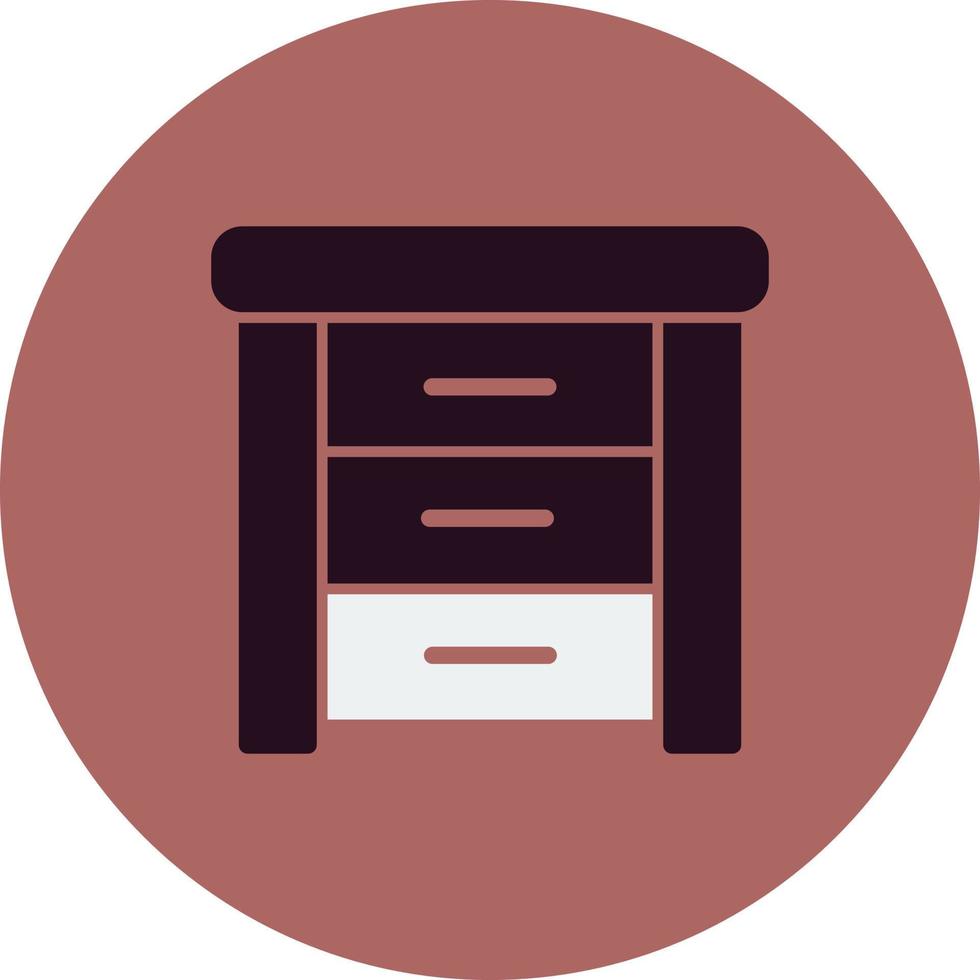 Side Table Vector Icon