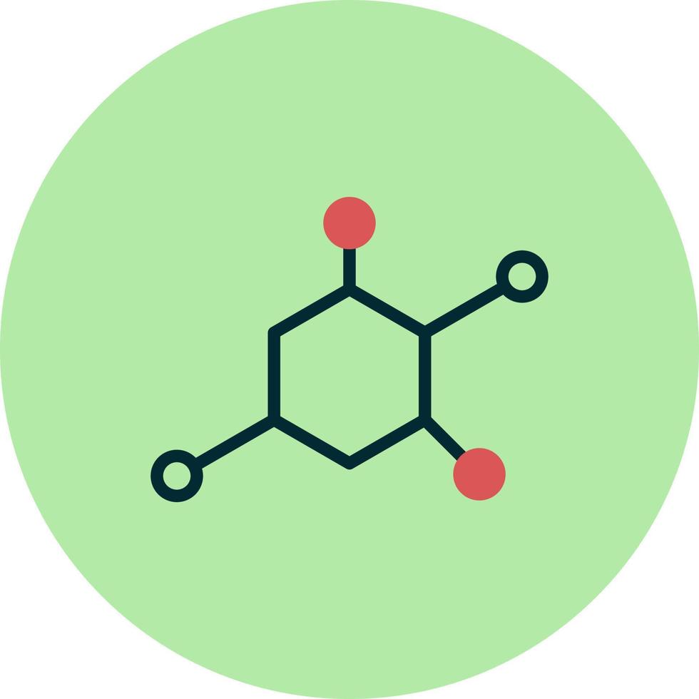 icono de vector de molécula