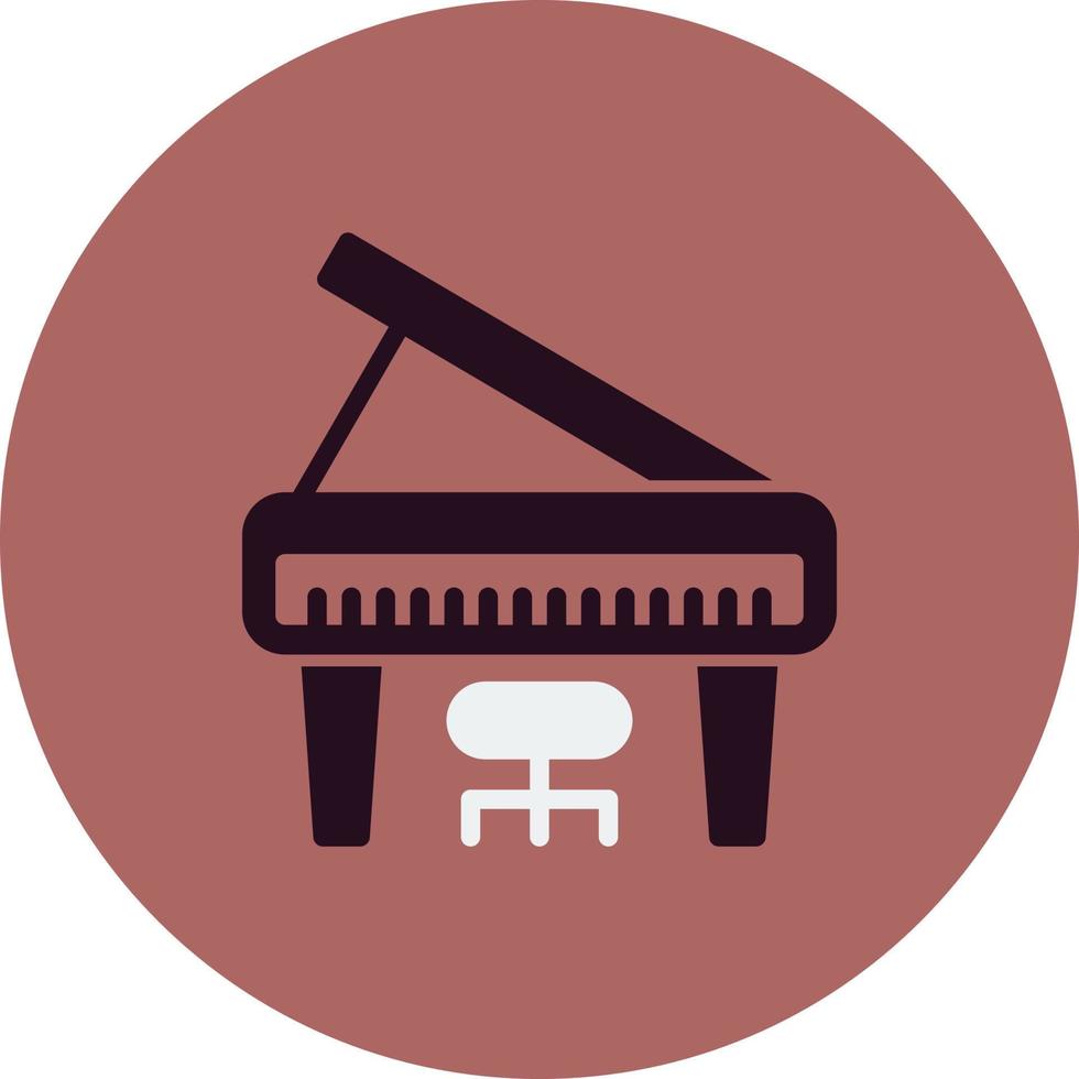 Grand Piano Vector Icon