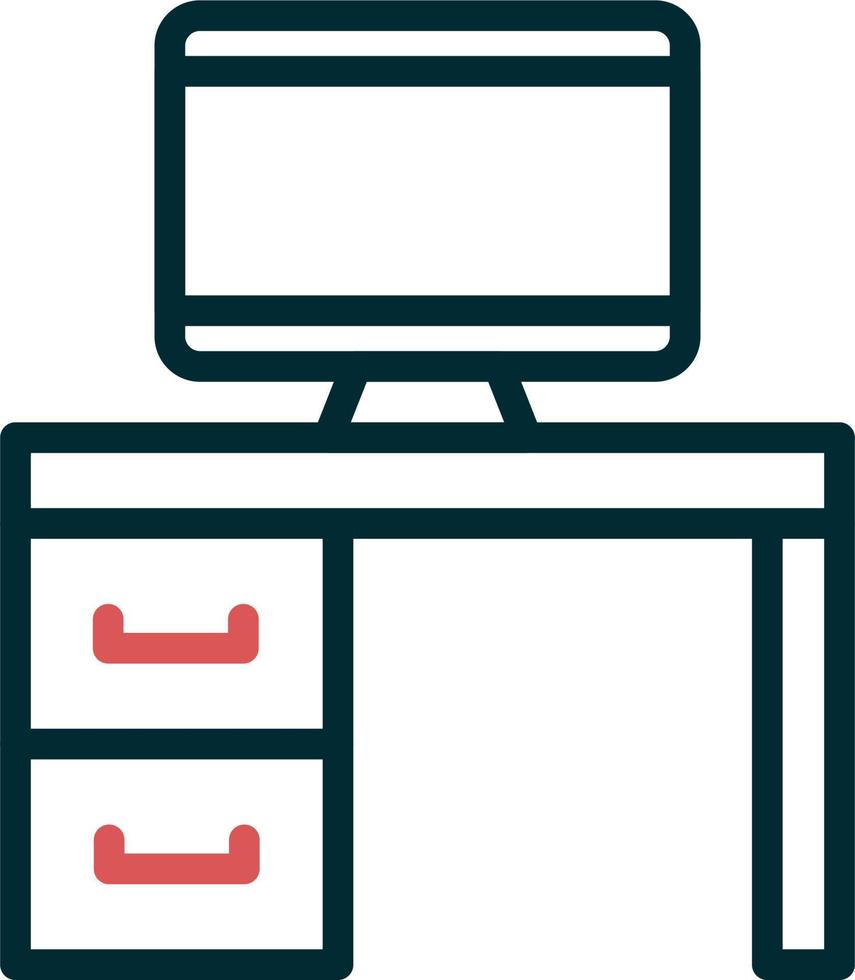 Work Table Vector Icon