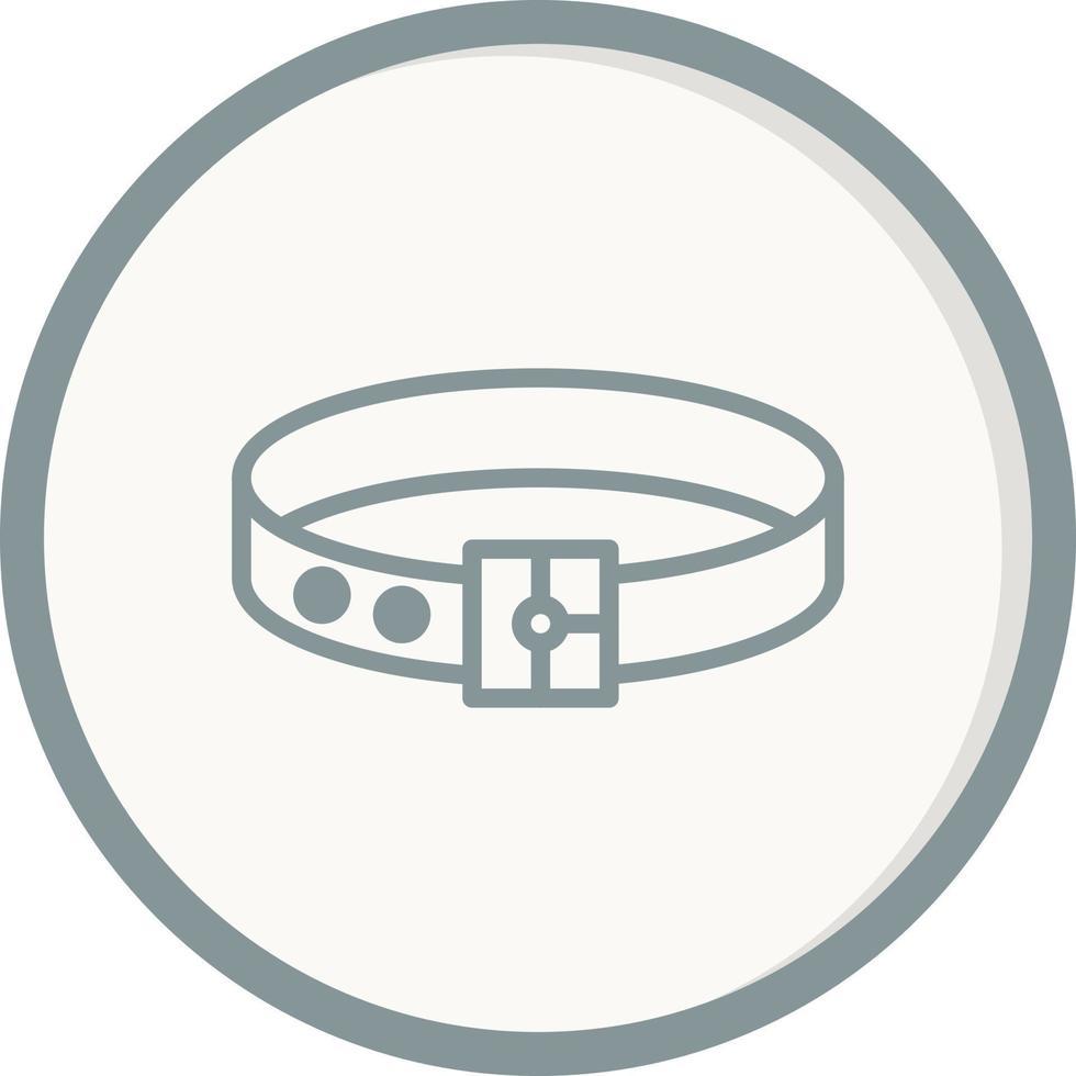 collar vector icono