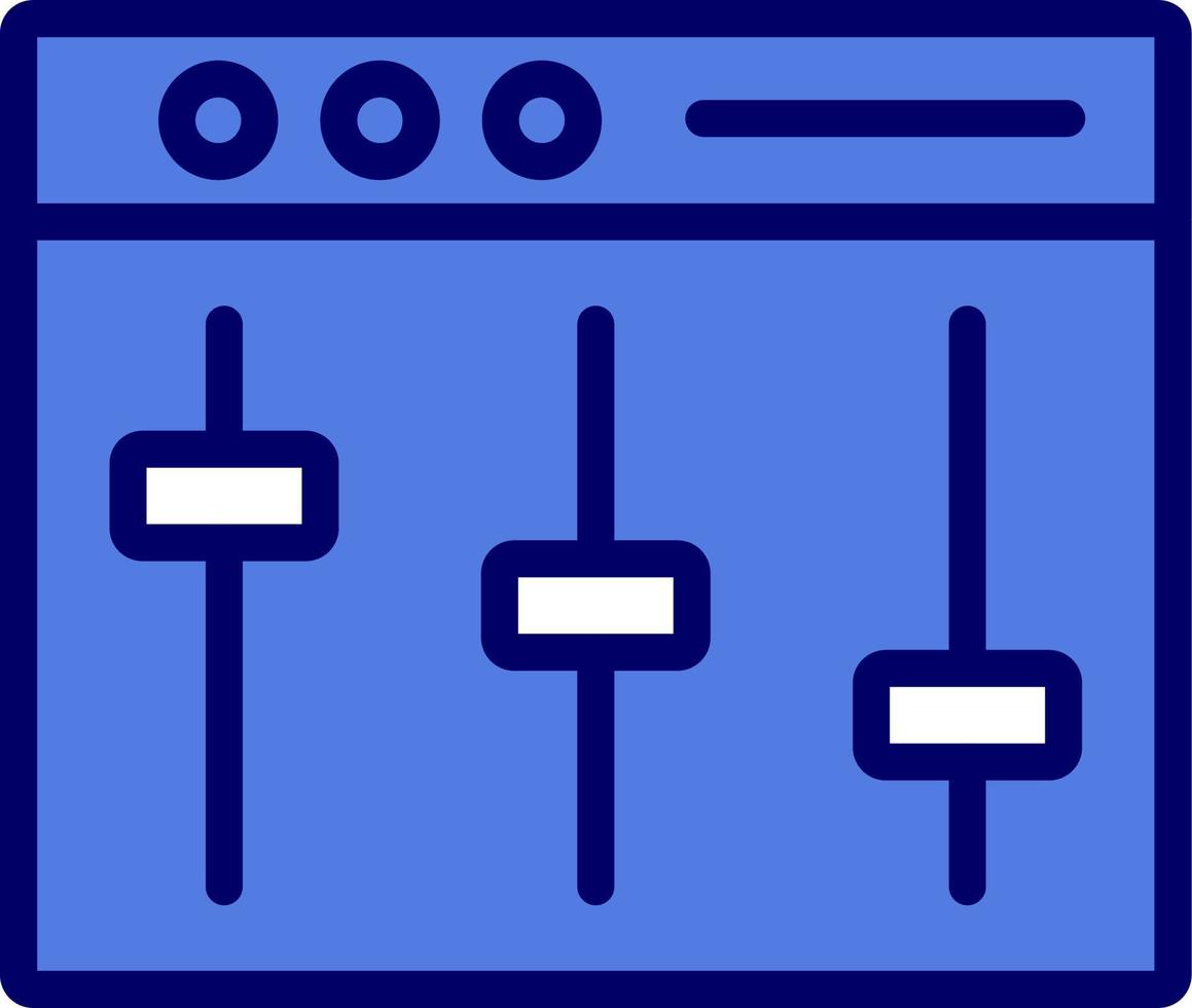 Dj Mixer Vector Icon