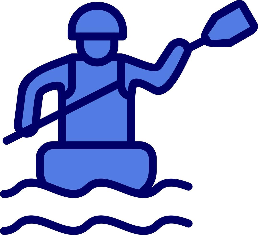 Rafting Vector Icon