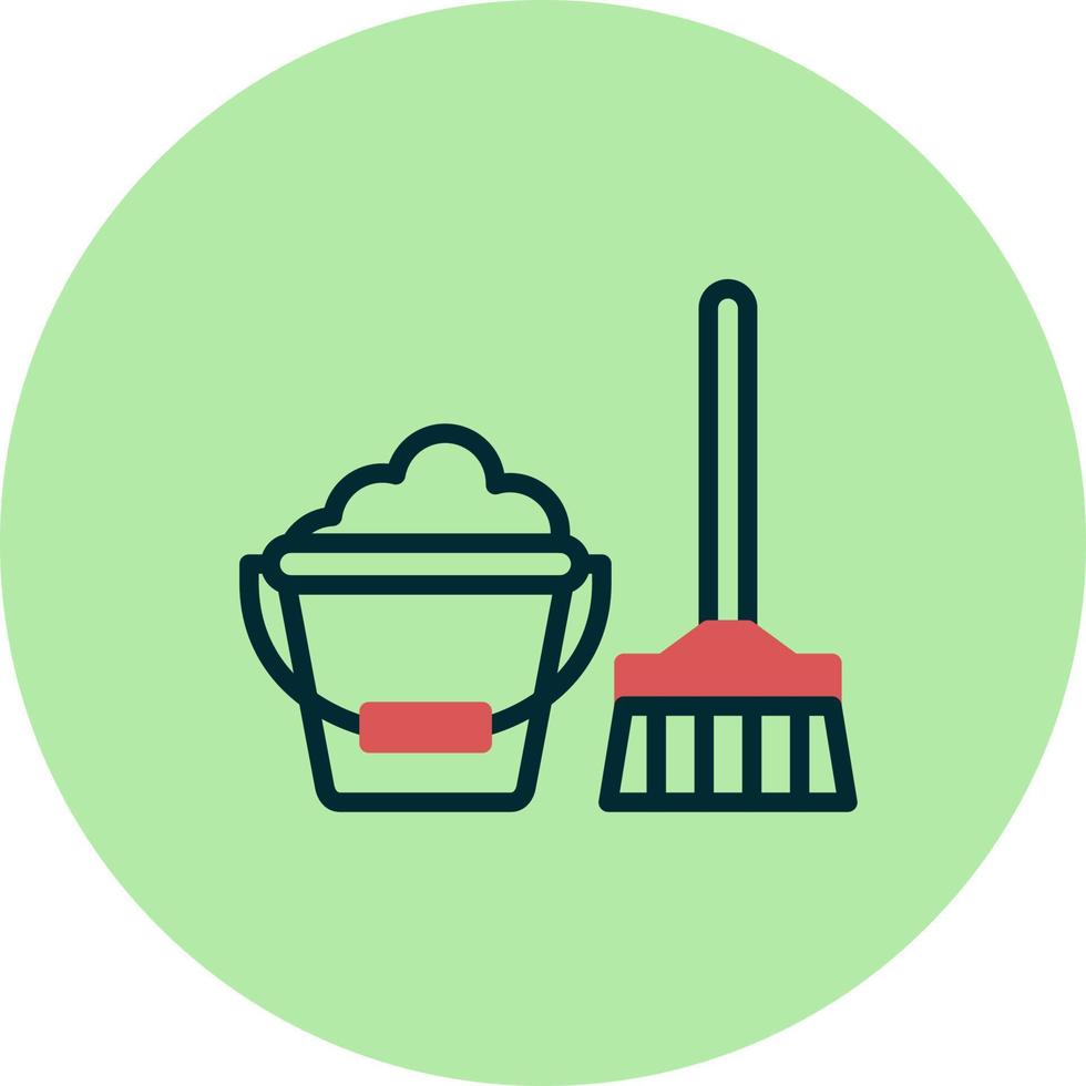 Cleaning Mop Vector Icon