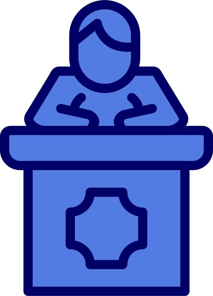 Public Speaking Vector Icon