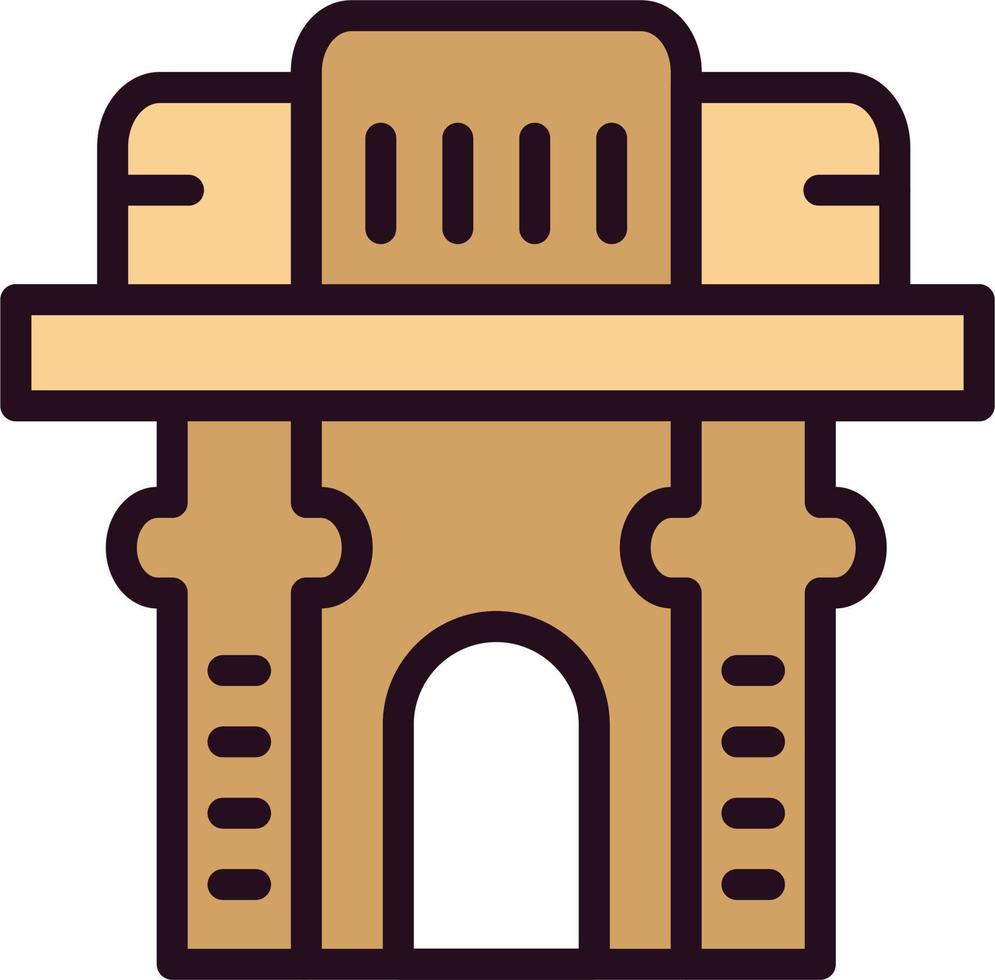 Gate Of India Vector Icon