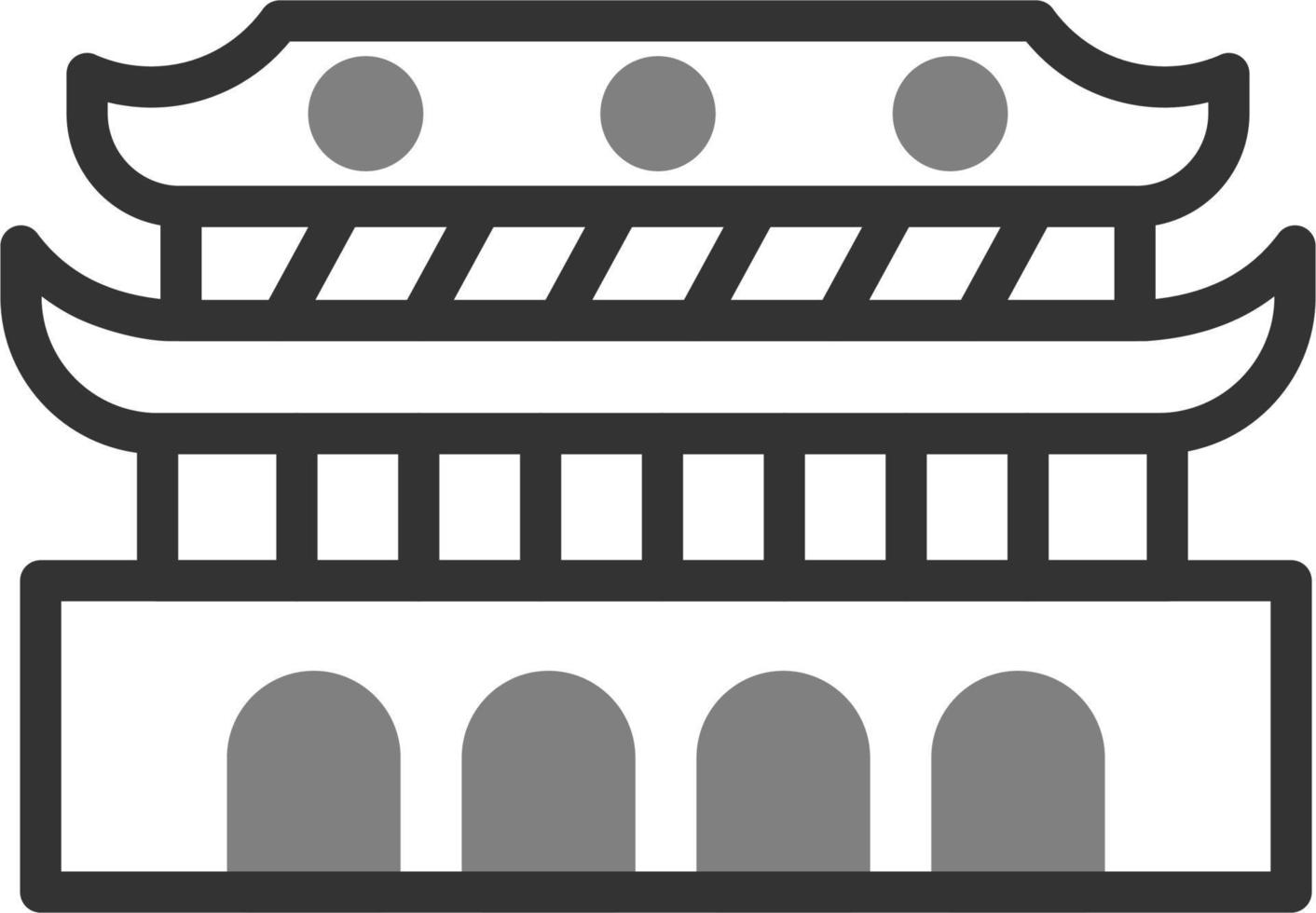Forbidden City Vector Icon