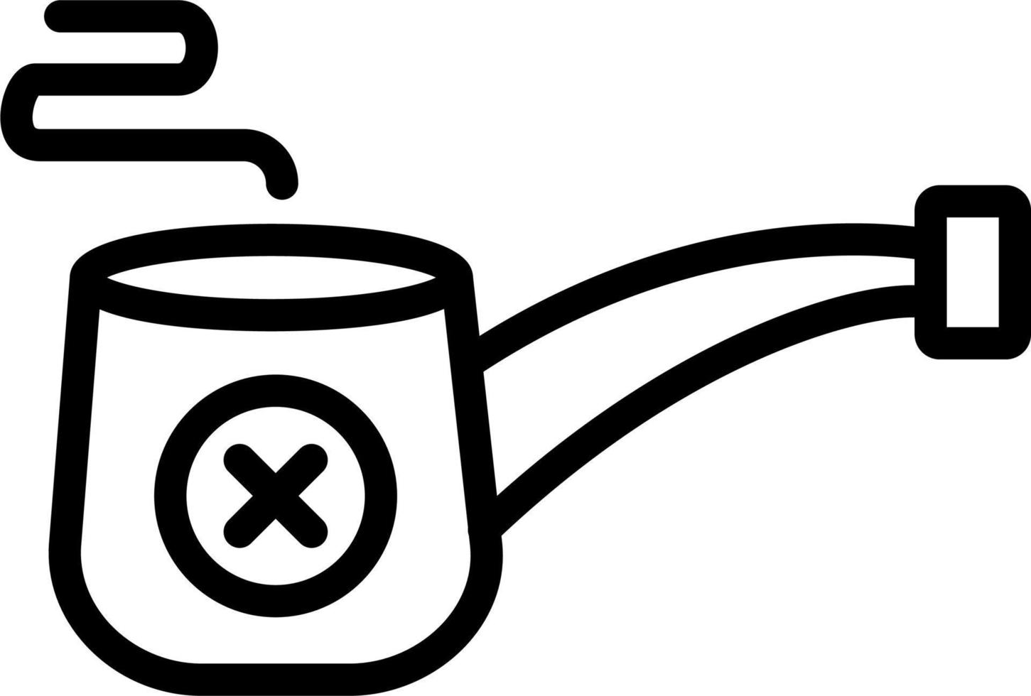 Smoke Pipe Vector Icon